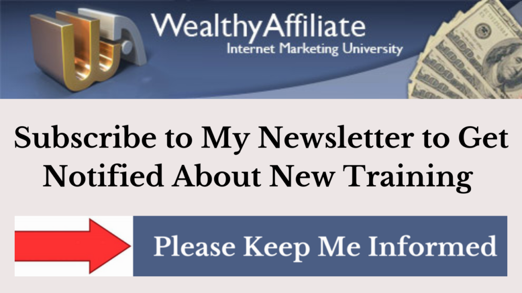 wealthy affiliate training