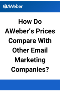 how do aweber's prices compare with other email marketing companies?