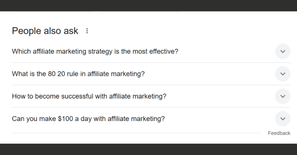 affiliate marketing strategies