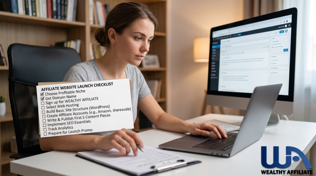 affiliate marketing website checklist